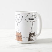 Mug ChatsAmourAmourSouris (Devant droit)
