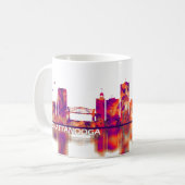 Mug Chattanooga Tennessee Skyline (Devant gauche)