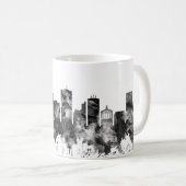 Mug Chattanooga Tennessee Skyline BW (Devant droit)