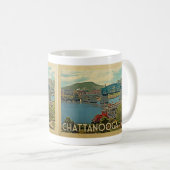 Mug Chattanooga Tennessee Vintage voyage (Devant droit)