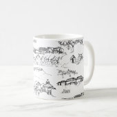 Mug Chattanooga Toile (Devant droit)
