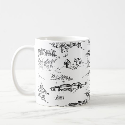 Mug Chattanooga Toile (Gauche)