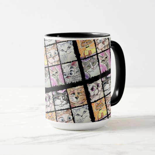 Mug chatte folle (Devant droit)