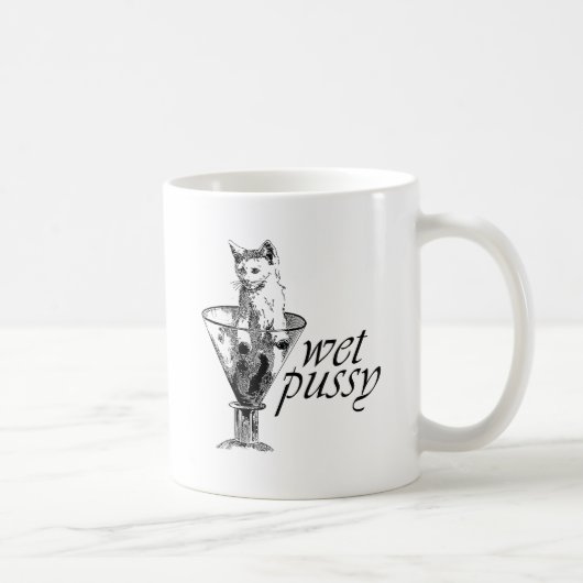 Mug Chatte Mouillée (Droite)