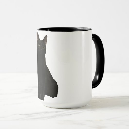 Mug chatte noire (Devant droit)