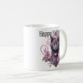 Mug Chatte noire | Joyeux Halloween (Devant droit)