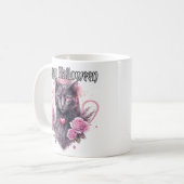 Mug Chatte noire | Joyeux Halloween (Devant gauche)
