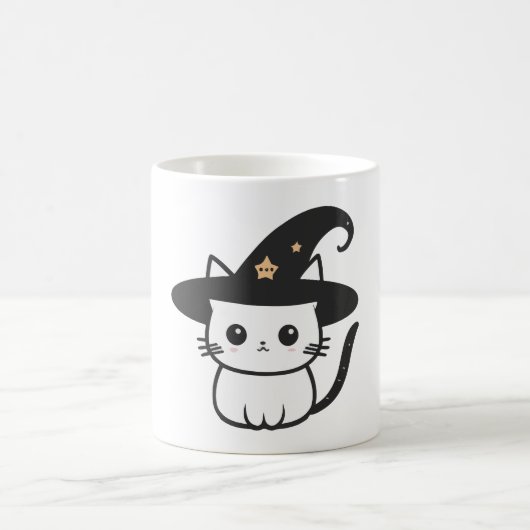Mug chatte sorcière chats mignons | design chats (Centre)