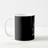 Mug Chatte sorcière mignonne rétro gothique hexadécima (Gauche)