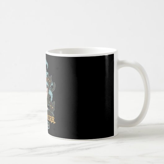 Mug Chatte sorcière mignonne rétro gothique hexadécima (Droite)