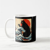 Mug Chatzilla Chat Art Japonais Drôle Chat Kawaii Drôl (Gauche)