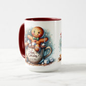 Mug Chaud cacao saison pain d'épice biscuit (Devant gauche)