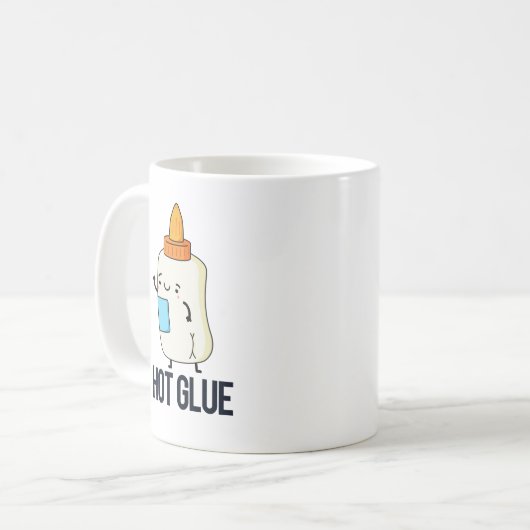 Mug Chaud Colle drôle Pun (Devant gauche)