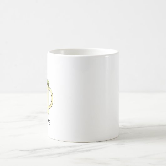 Mug Chaud Croc-colate Funny Crocodile Pun (Centre)