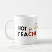 Mug Chaud pour un professeur Thé chaud Drôle (Gauche)
