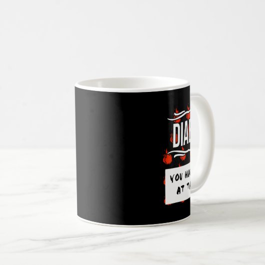 Mug CHAUD SAUCES Groupe Halloween DIABLO SAUCE Vous M' (Devant droit)