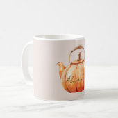 Mug Chaudière à citrouille orange (Devant gauche)