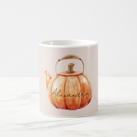 Mug Chaudière à citrouille orange (Centre)