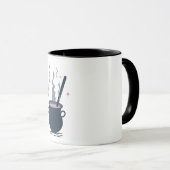 Mug Chaudière magique d'Halloween ensorcelante (Devant droit)
