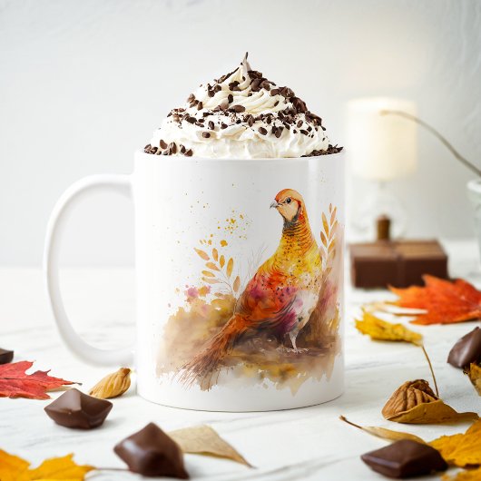 Mug Chauffage d'aquarelle -