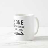 Mug Chauffage de cristal que vous faites à l'aide de c (Devant droit)