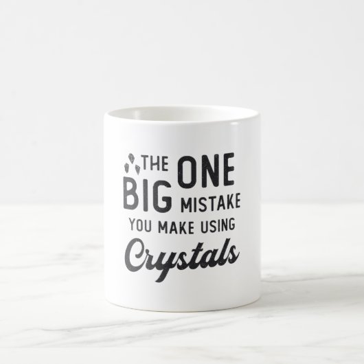 Mug Chauffage de cristal que vous faites à l'aide de c (Centre)