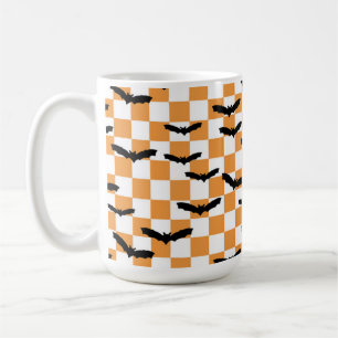 Mug Chauffage Éffrayant Halloween moderne Orange