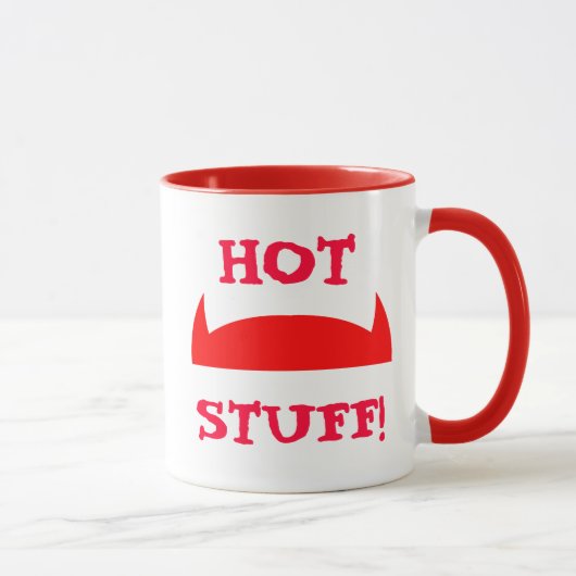 Mug Chauffage Red Devil Horns Dames (Droite)