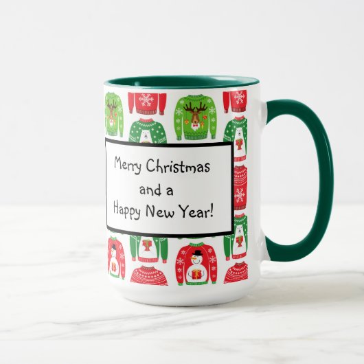 Mug Chauffage Xmas moche Ours polaire Snowman Rudolf R (Droite)