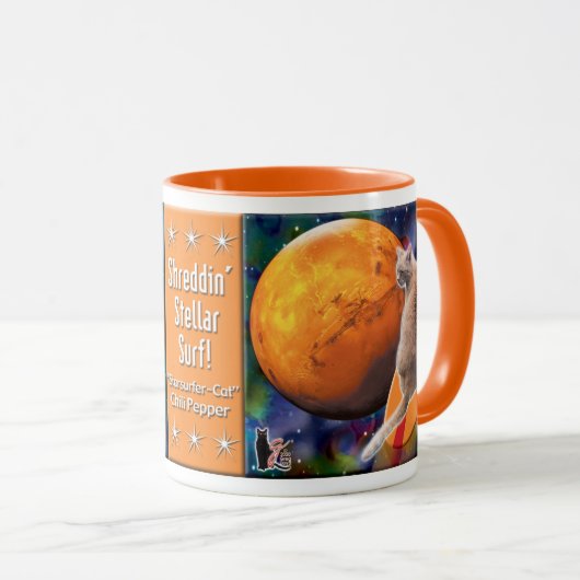 Mug Chauffe-poivron Chauve-Surfeur Étoile (Devant droit)