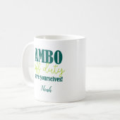 Mug Chauffeur d'ambulance Ambo et retraite paramédical (Devant gauche)