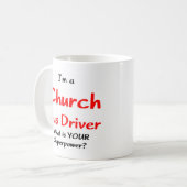 Mug chauffeur d'autobus, église (Devant gauche)