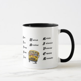 Mug Chauffeur d'autobus scolaire