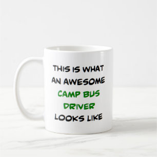 Mug chauffeur de bus, camp, génial