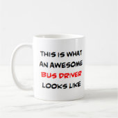 Mug chauffeur de bus, génial (Gauche)