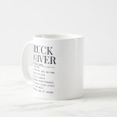 Mug Chauffeur de Camion (Devant gauche)