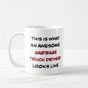 Mug chauffeur de camion à ordures, génial