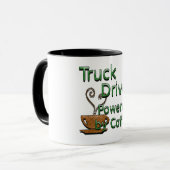 Mug Chauffeur de camion actionné par le café (Devant gauche)