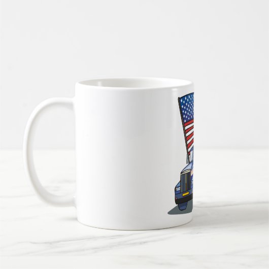Mug Chauffeur de camion des Etats-Unis (Gauche)