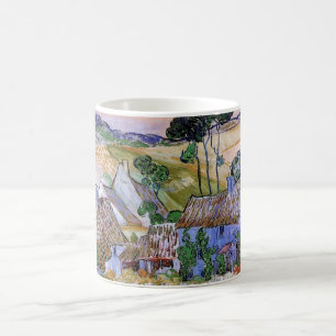 Mug Chaumières au toit de chaume par la colline par Vi