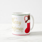 Mug chaussette de Noël (Devant droit)