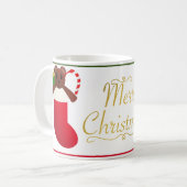Mug chaussette de Noël (Devant gauche)