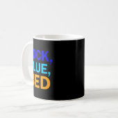 Mug Chaussette Lit Bleu _ Incroyable Chaussette Lit Bl (Devant gauche)