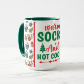 Mug Chaussettes Chaudes Et Coco Chaud (Devant gauche)