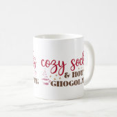 Mug Chaussettes Confortables - Noël (Devant droit)