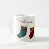 Mug chaussettes de Noël cadeaux (Devant gauche)