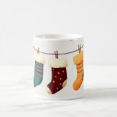 Mug chaussettes de Noël cadeaux (Centre)