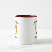 Mug Chaussettes de Noël mignonnes cadeau de vacances (Centre)