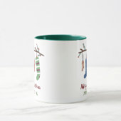 Mug Chaussettes de Noël Vacances Cadeau de Noël (Centre)