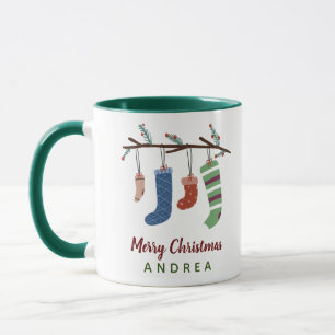 Mug Chaussettes de Noël Vacances Cadeau de Noël